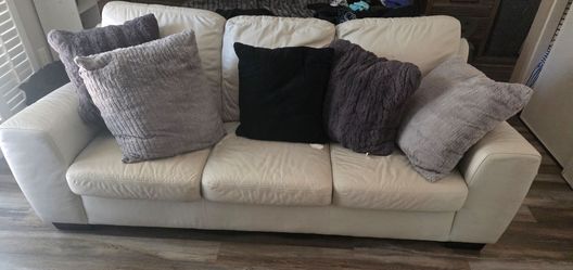 Leather sofa