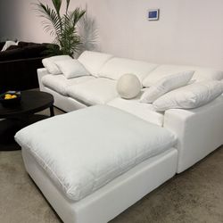 NEW ☁️✨ Cloud Modular Sofa RH Style Living Room  Chaise Couch With Ottoman