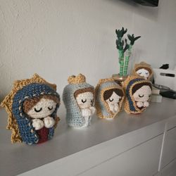 Handmade Crochet Virgin Mary