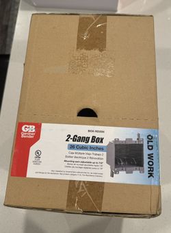2 GANG BOX 26 CUBIC INCHES (old work) Case of 30