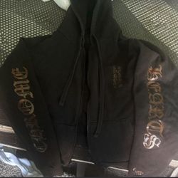 Chrome hearts zip up 