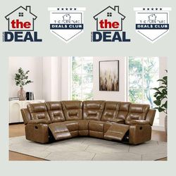 RECLINING SECTIONAL: IN-STOCK CLEARANCE 
