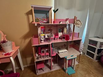 Huge Barbie Bundle — Dollhouse, RV, Jeep, 20 Dolls + Tons of Accessories