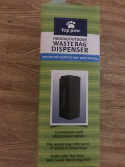 Waste bag dispenser for pets