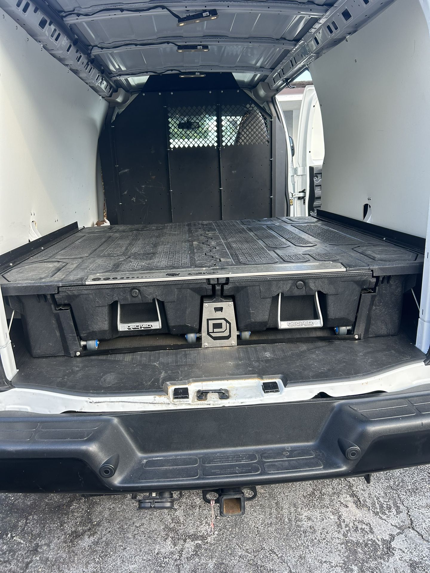 DECKED TRUCK BED STORAGE SYSTEM (155" WHEELBASE) | DCKVNGM96EXSV65 | 1996+ CHEVY EXPRESS/SAVANA CARGO VAN