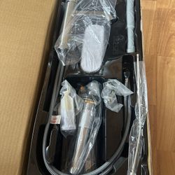 Moen 6702BN Genta One-Handle High Arc Bathroom Faucet - Brushed Nickel