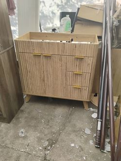36 in bathroom Vanity No Sink