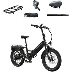 Lectric eBikes XP4 750 Step-Thru Foldable Long-Range eBike Max 85mi/28mph - Tempest Gray
