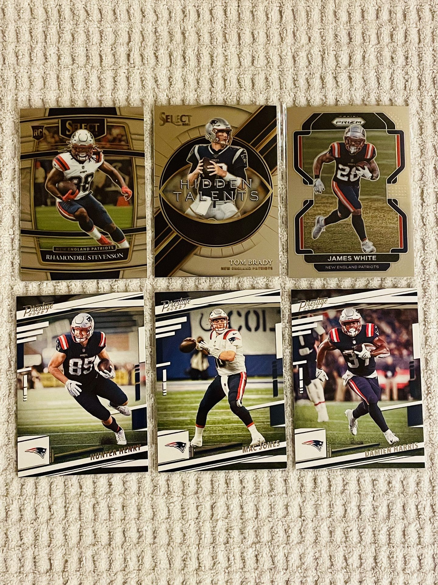 New England Patriots 70 Card Football Lot!