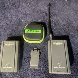 Audio Technica Wireless Camera Lav Interview Mic