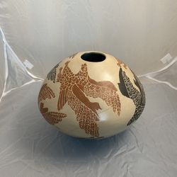 American Indian pottery vase
