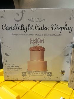 Candlelight cake stand