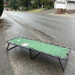 Coleman 6’ Long Folding Camping Bed Cot Truck Winter Camping Hiking Travel Child Bed Like New