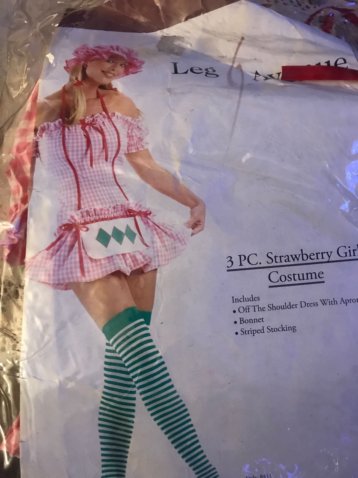 Strawberry girl costume Dress only size small