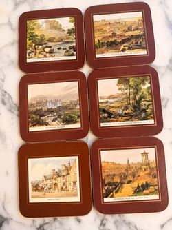 Coasters - With Cork at the Back
