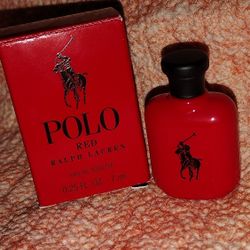 Mini 0.25 oz  Travel Size Authentic  Polo Red