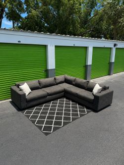 West Elm Urban 3-Piece Sectional Couch Sofa