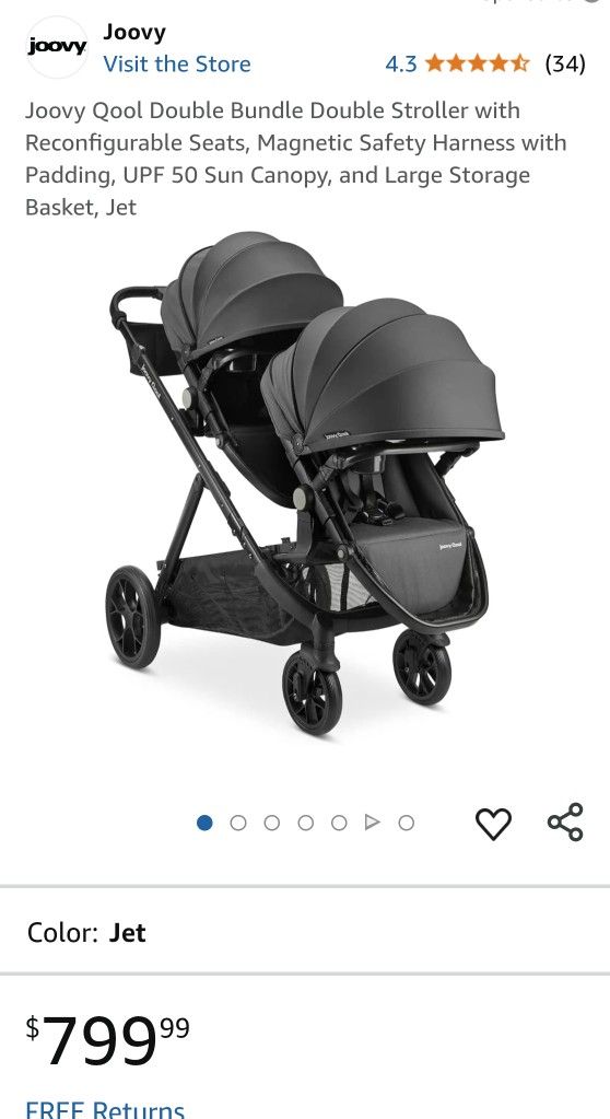 Joovy Qool Double stroller