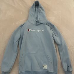 Champion Light Blue Hoodie
