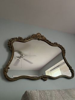 Large Vintage Antique Mirror