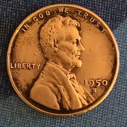 1950 S Lincoln Wheat Penny