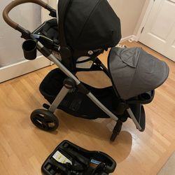 Graco Modes Nest2Grow Travel System, Expandable Double Stroller 