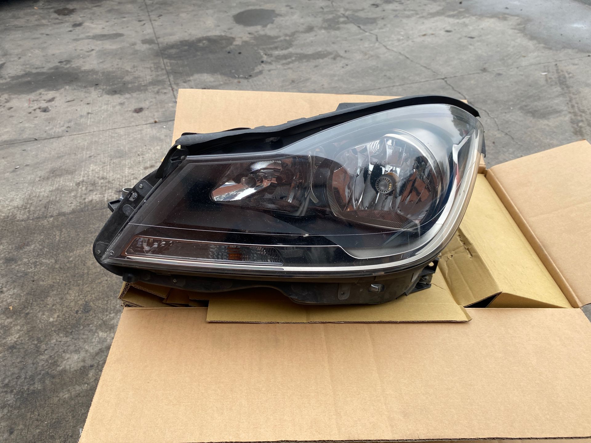 Mercedes “C” class headlights left and right