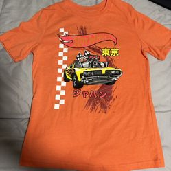 HOT WHEELS boys T-shirt Size 8 and Marvel Boys  Pants  Size 7 Color black.