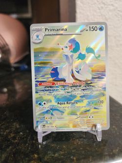 Pokemon TCG Primarina 088/084 Illustration Rare Pitch Black Holo