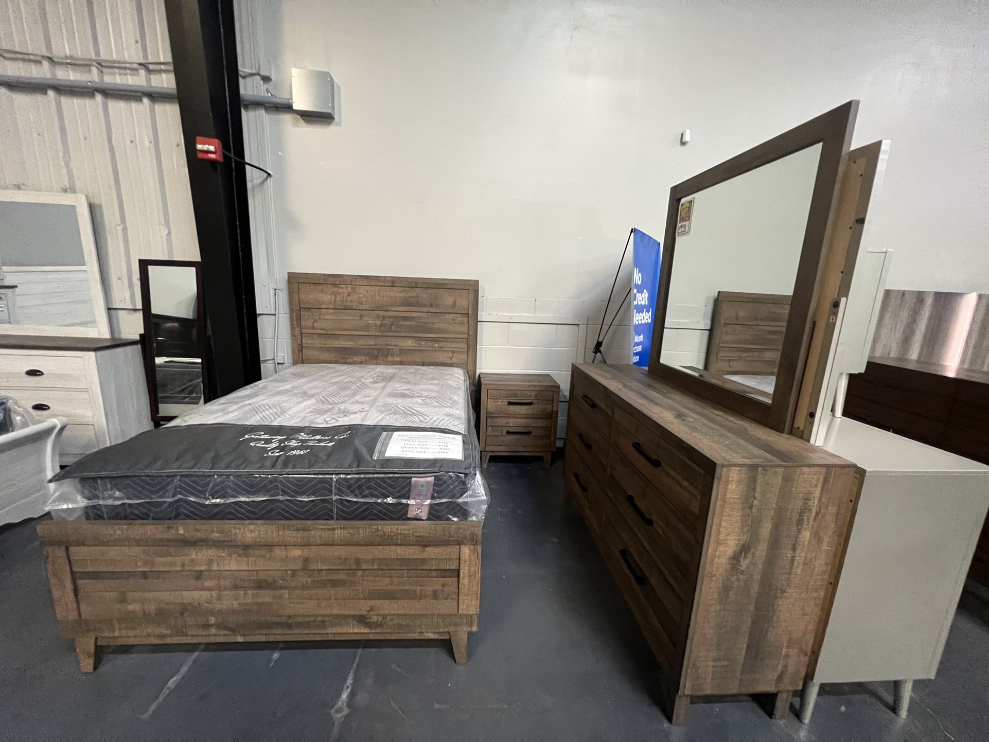 4pc Full Size Bedset