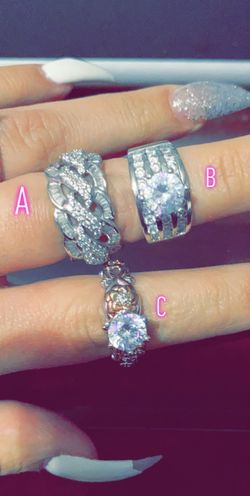 Sterling silver rings