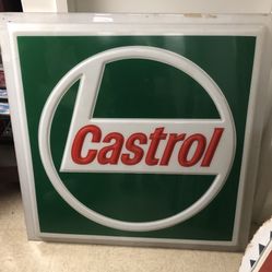 Vintage Castrol Gasoline Sign 