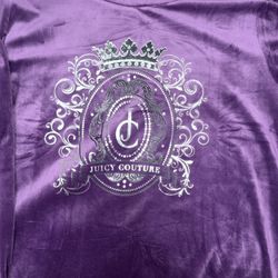 Juicy Couture Purple Pants And Top Matching Set 