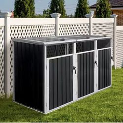 Metal Trash Can Storage for Garbage Storage