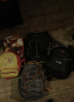 6 backpacks