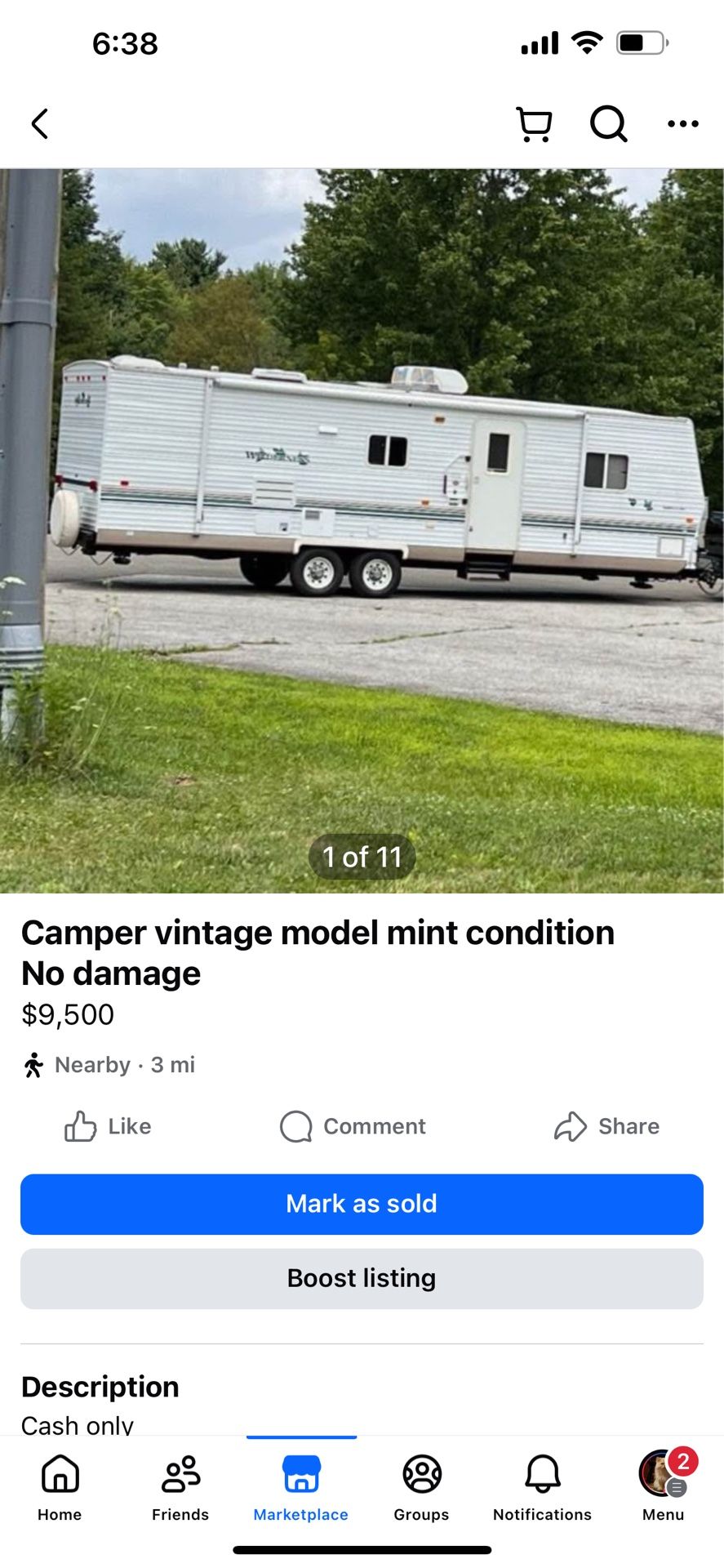 2002 Wilderness 31g Fleetwood