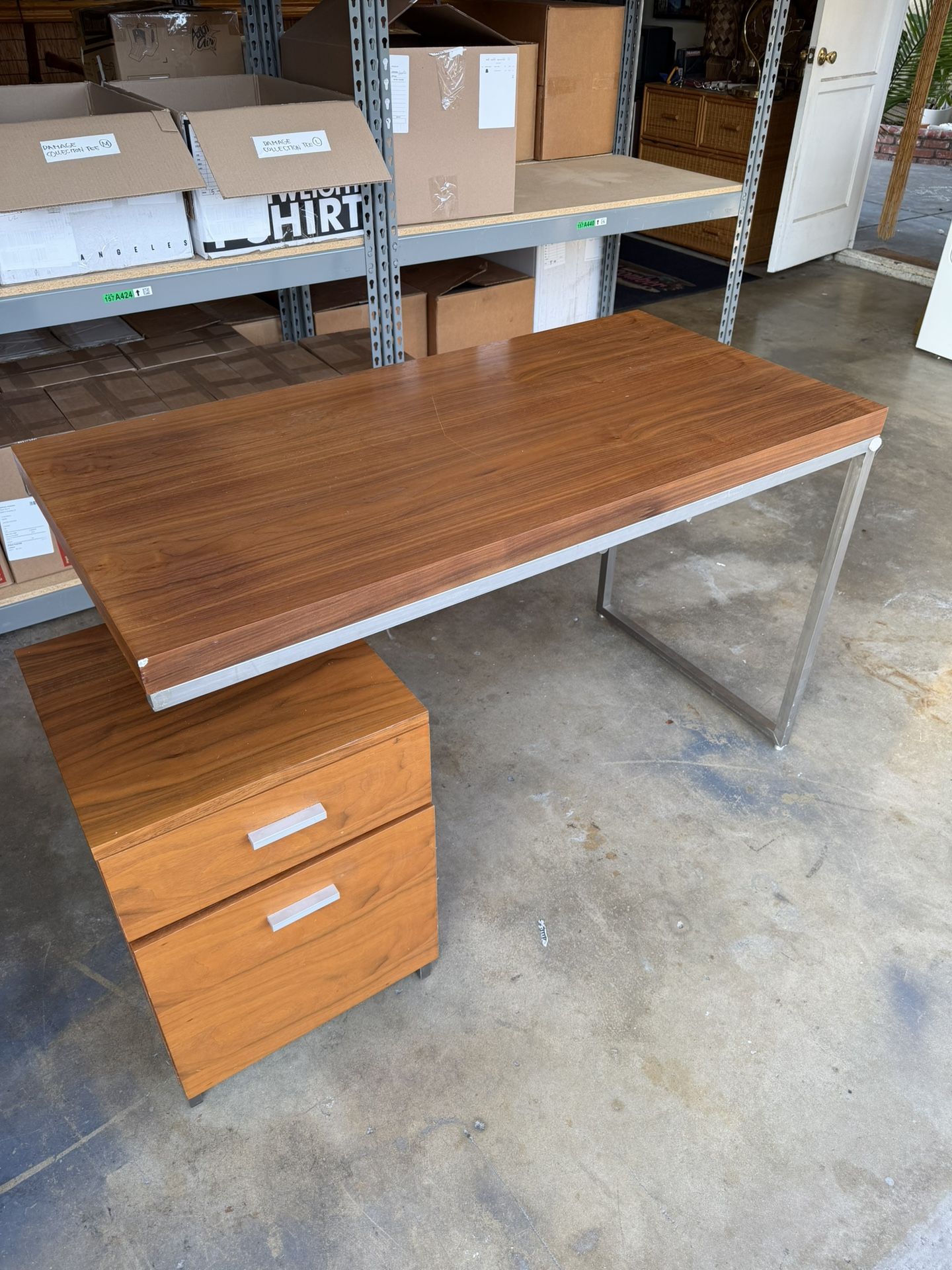 Mid Century Style Wood Desk