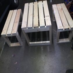 Benches With Table Small Solid Wood New