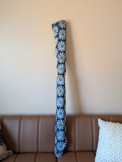 Floral Daisy Upholstery Fabric Roll 5ft tall