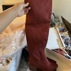 Size 10 Tigh High Boots 