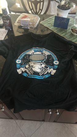 Black Graphic Crewneck Sweatshirt Motorcycle Engine