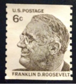 Franklin D Roosevelt unused 6 cent stamp