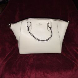 Cream Kate Spade Purse 