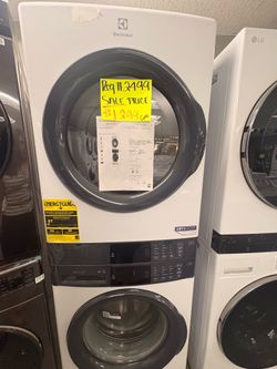 Electrolux washer and dryer tower gas with warranty