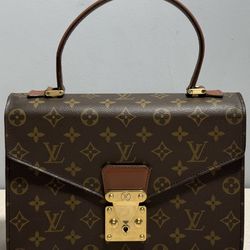 Louis Vuitton Vintage Concorde Monogram Canvas Leather