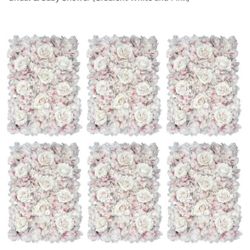 Flower Panels for Flower Wall (6 Pack) 24 Inch by 16 Inch Each | Flower Wall, Backdrop — new
