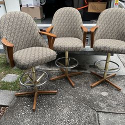 3 Vintage Barstools
