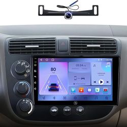 9 inch Touchscreen Car Stereo Radio for Honda Civic 2001 2002 2003 2004 2005