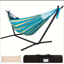 $65 firm!!! Portable Hammock/Hamaca, with steel stand and carrying bag