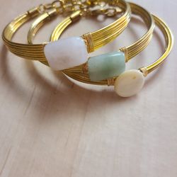 Cute Stone Bracelet Set